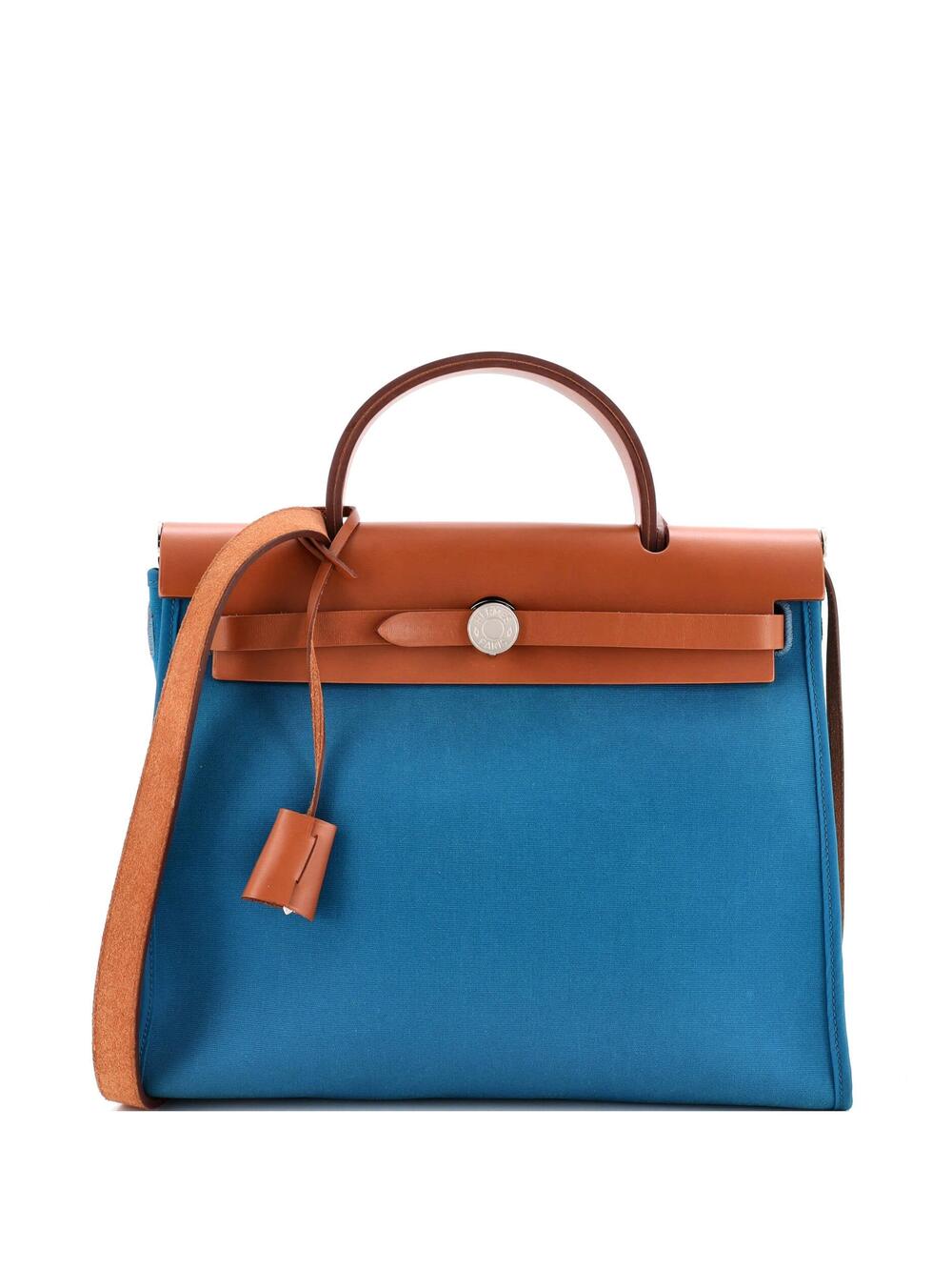 Hermes Herbag Zip Leather And Toile 31 #369530H24B